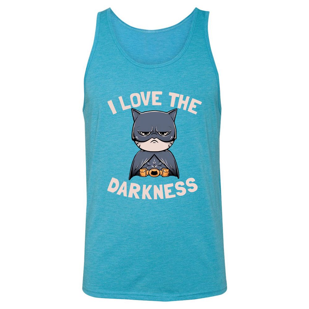 Unisex Jersey Tank - XPVCMRP9 - Aqua Triblend - 3