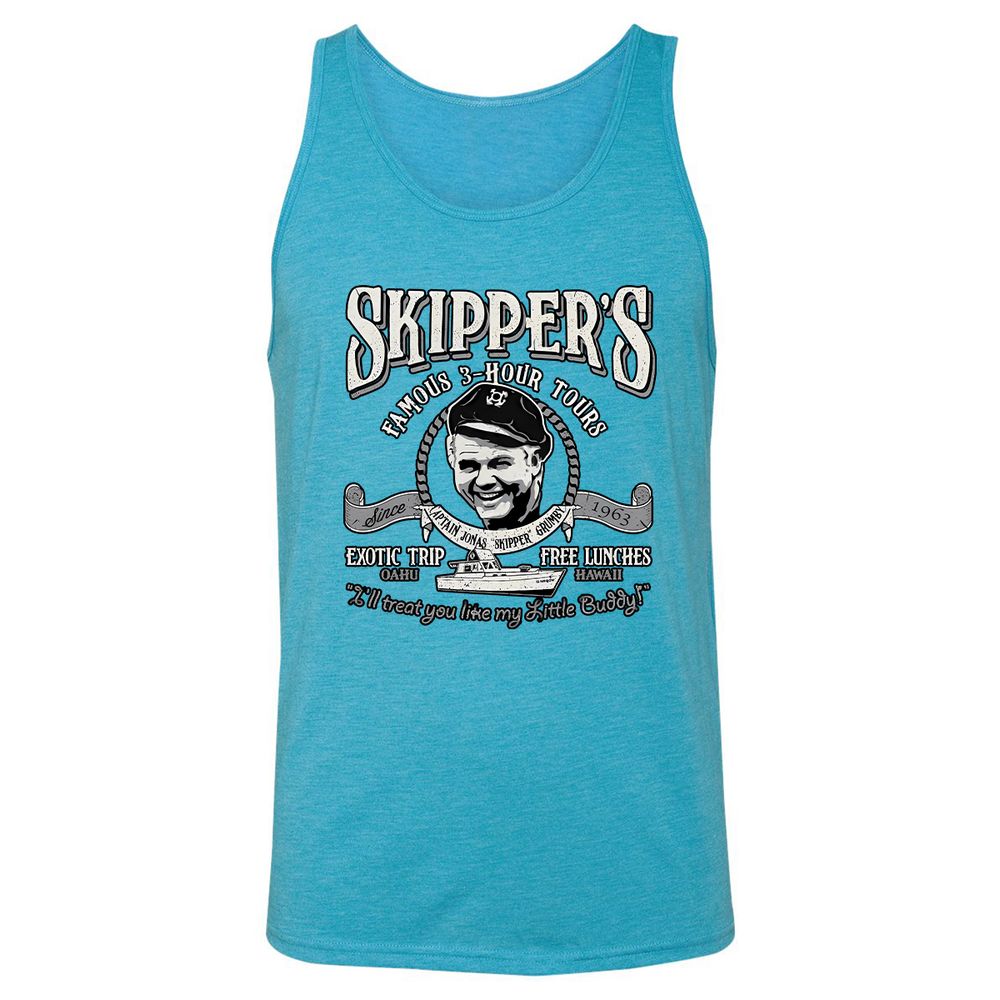 Unisex Jersey Tank - 7GCR97AG - Aqua Triblend - 3