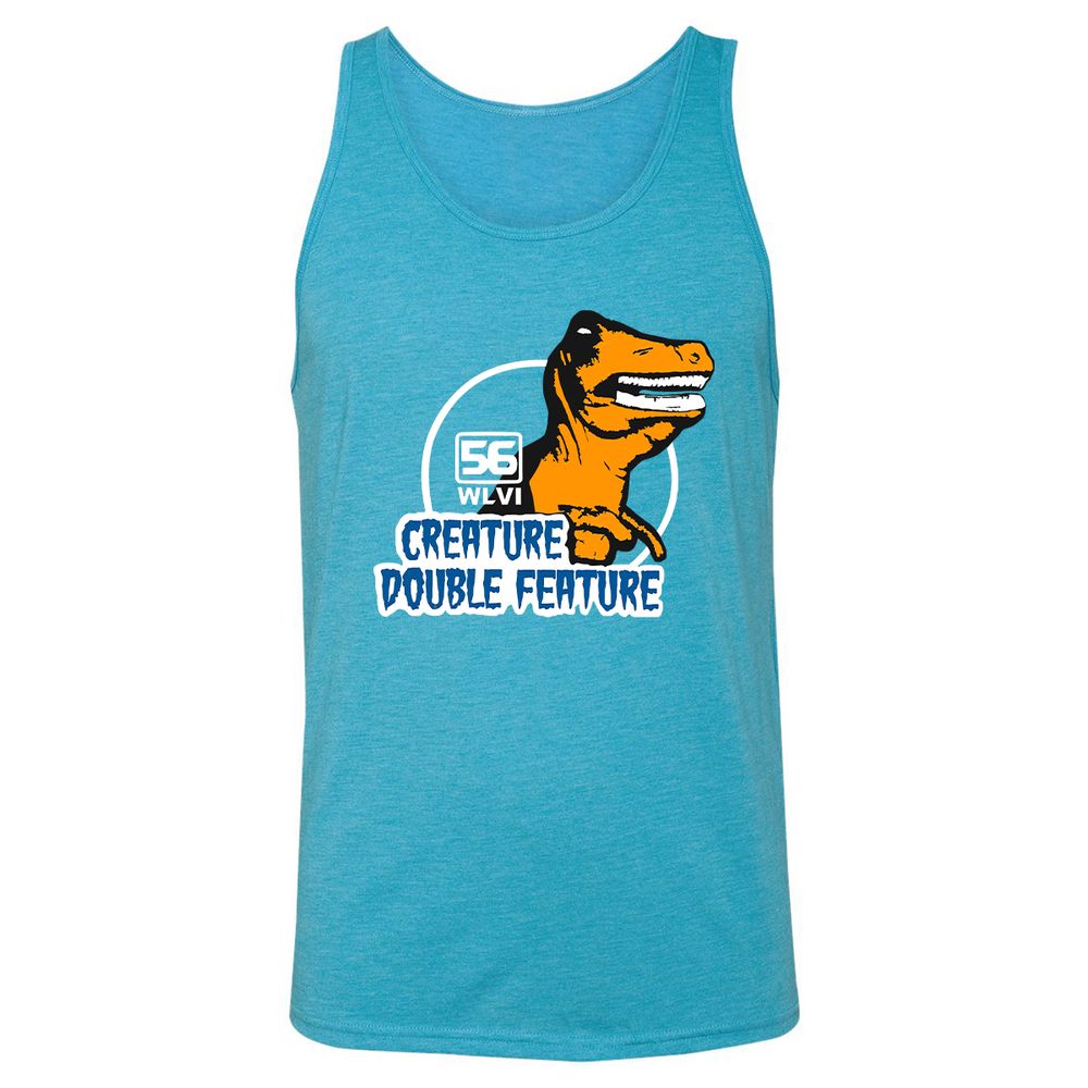 Unisex Jersey Tank - YPFGKRFP - Aqua Triblend - 3