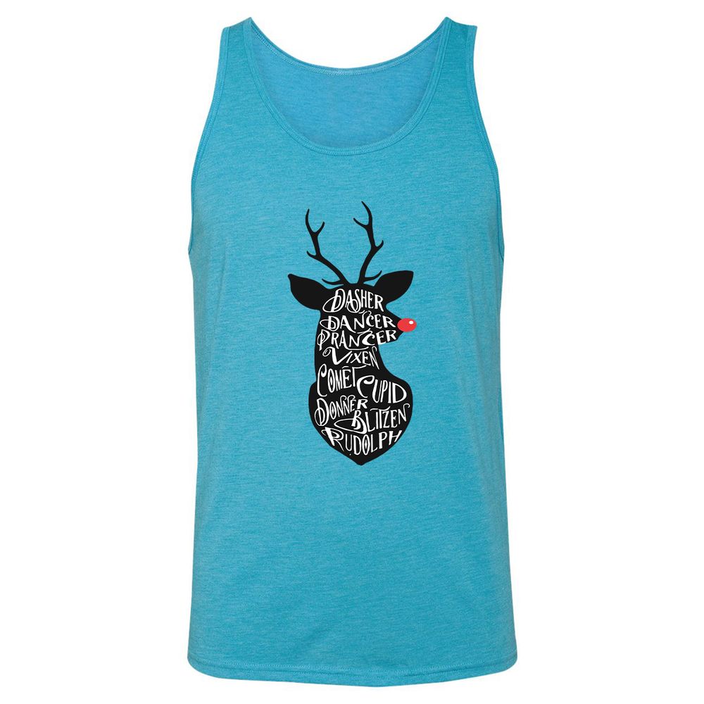 Unisex Jersey Tank - 6G5N26KJ - Aqua Triblend - 3