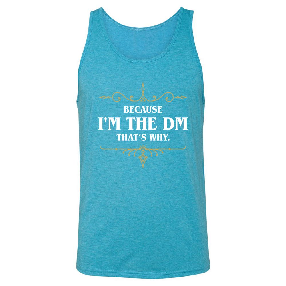 Unisex Jersey Tank - CLQM6UKT - Aqua Triblend - 3