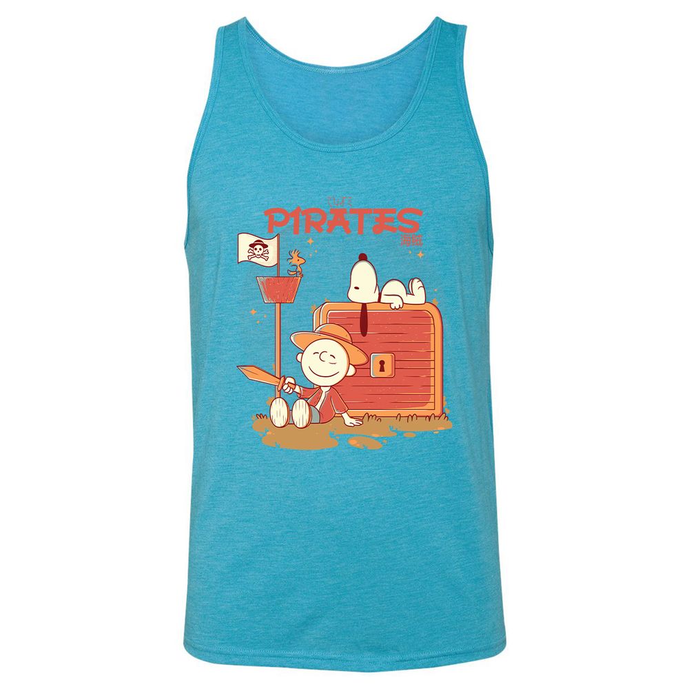 Unisex Jersey Tank - CFLXW2P3 - Aqua Triblend - 3