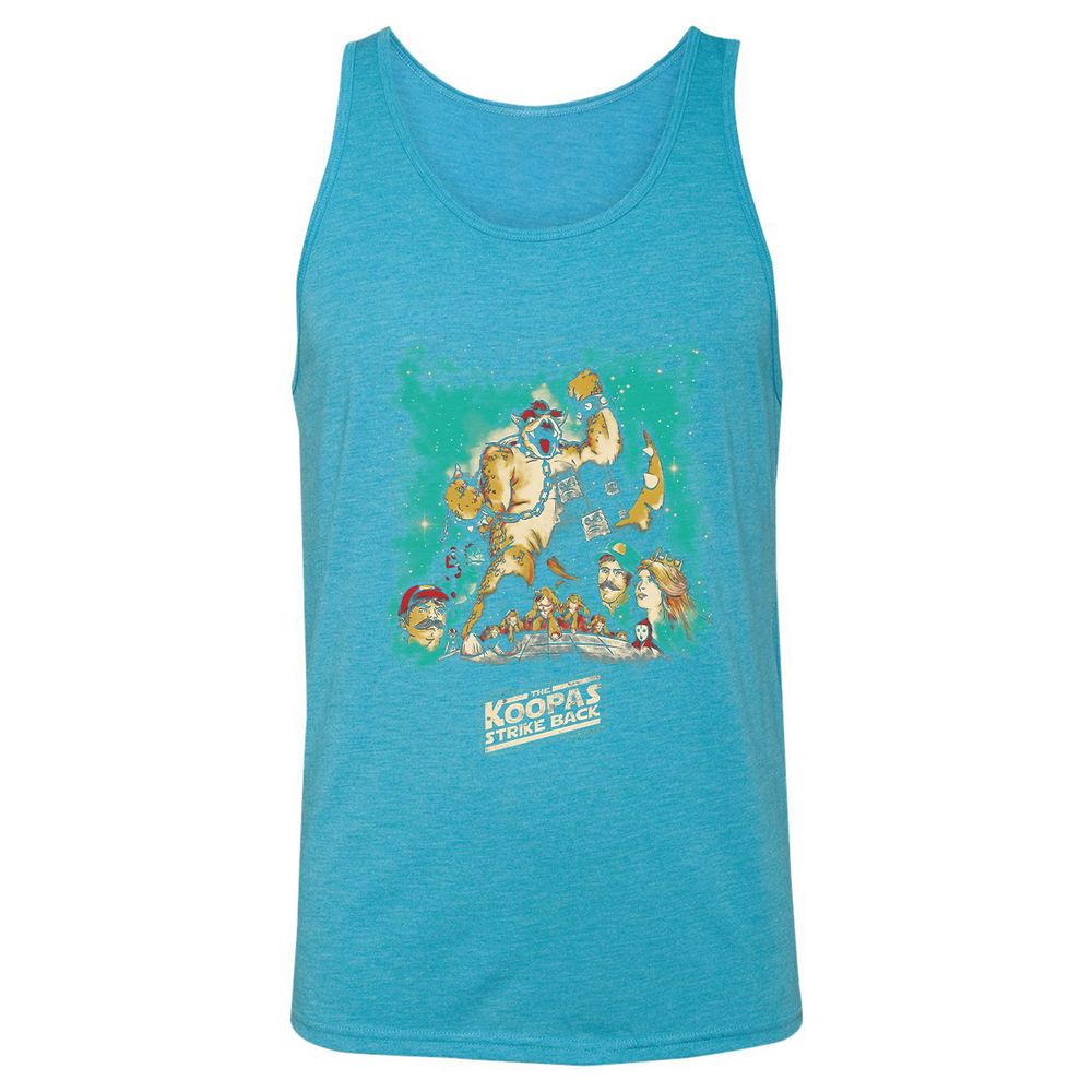 Unisex Jersey Tank - 4QTYW4KX - Aqua Triblend - 3