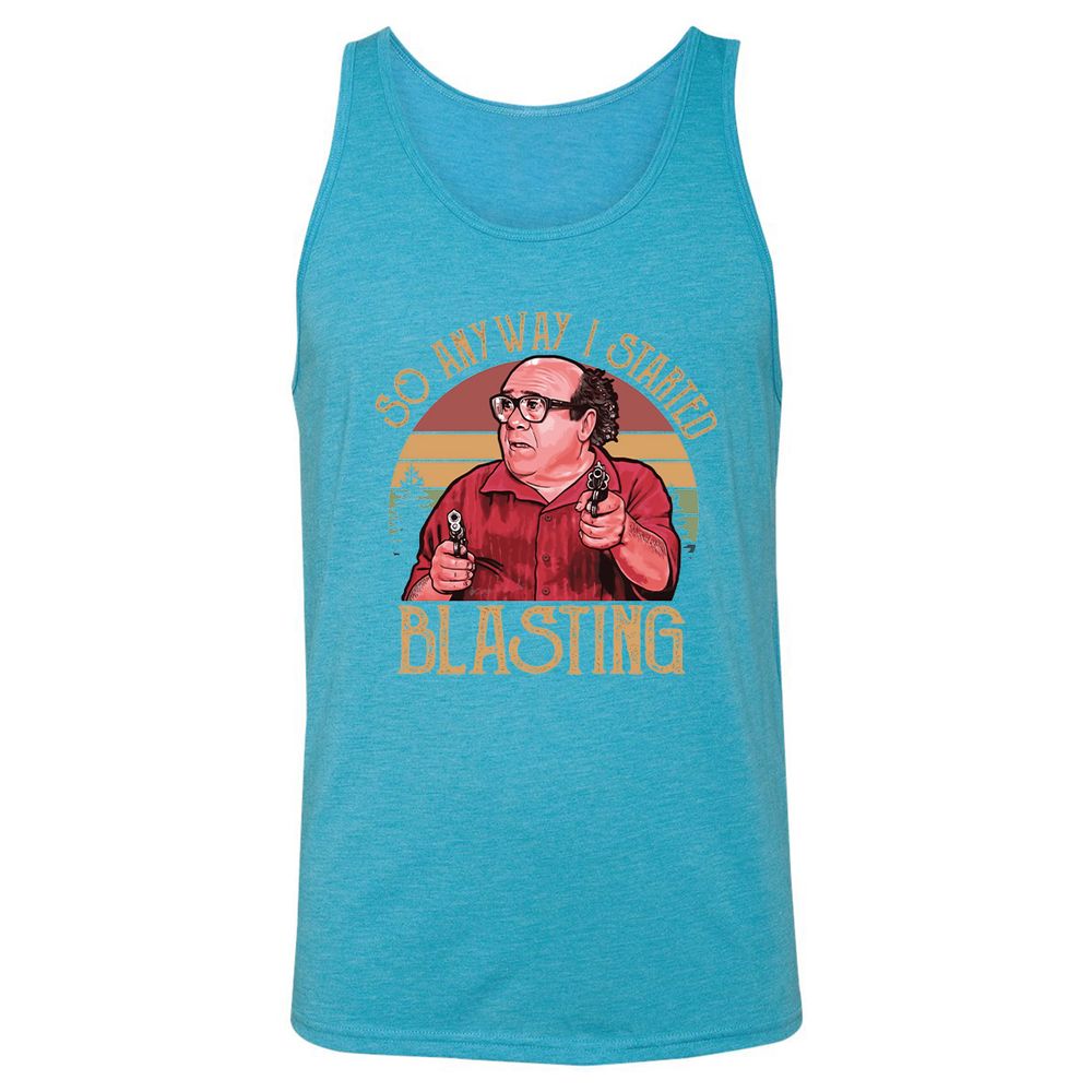 Unisex Jersey Tank - Q21TDNG7 - Aqua Triblend - 3