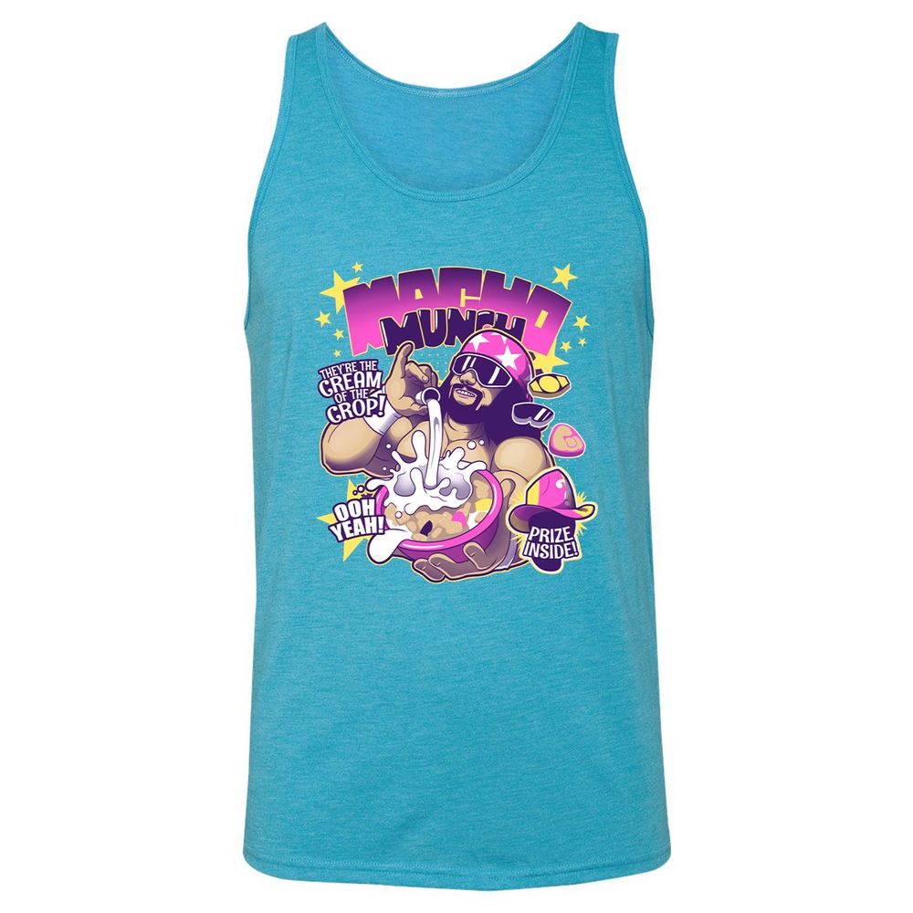 Unisex Jersey Tank - N34LEE8B - Aqua Triblend - 3