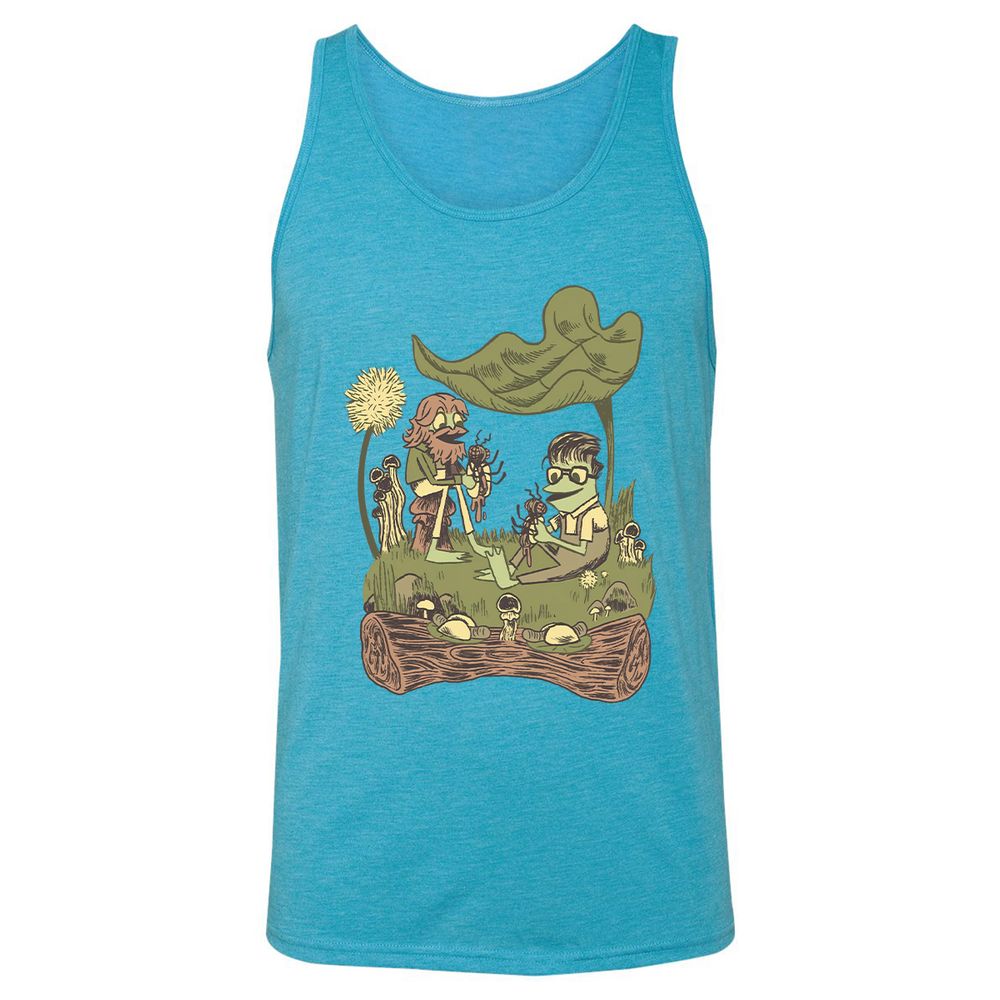 Unisex Jersey Tank - 33KZW8JB - Aqua Triblend - 3