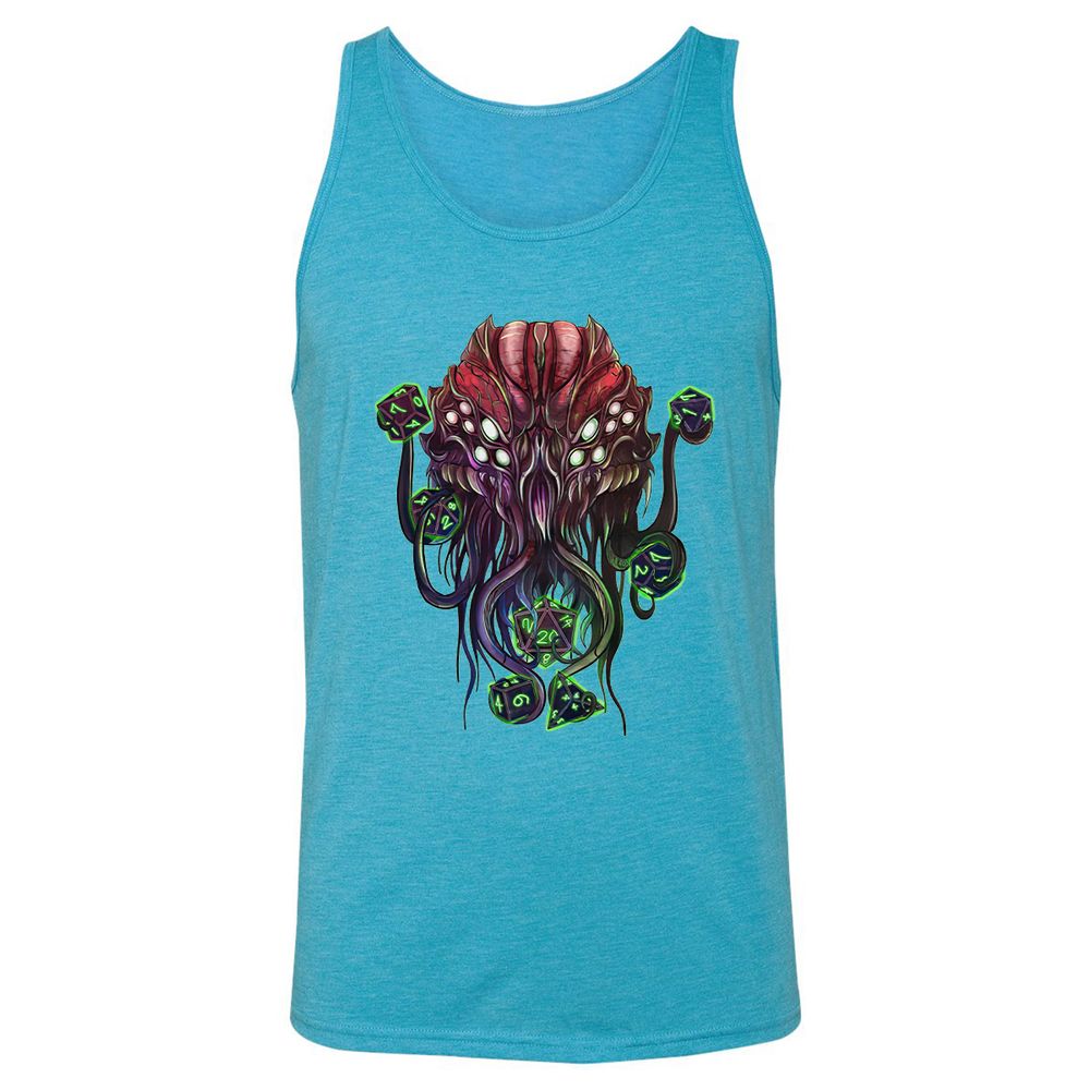 Unisex Jersey Tank - 64K1P6GS - Aqua Triblend - 3