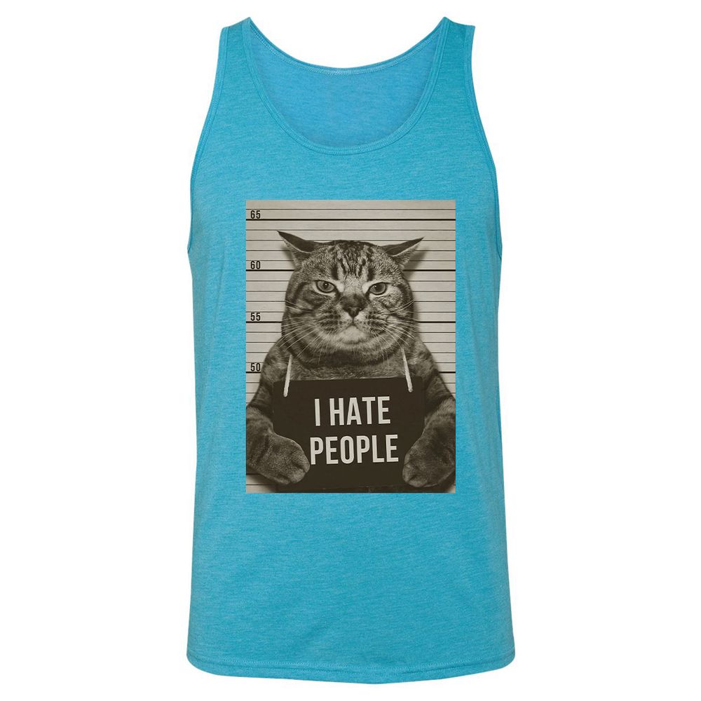 Unisex Jersey Tank - DUDYHZSR - Aqua Triblend - 3