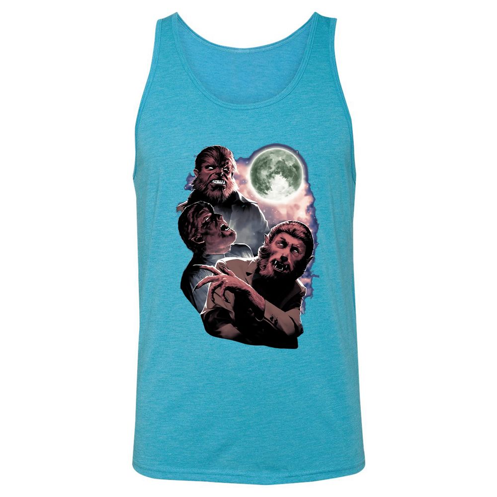 Unisex Jersey Tank - 5XCT9ELM - Aqua Triblend - 3