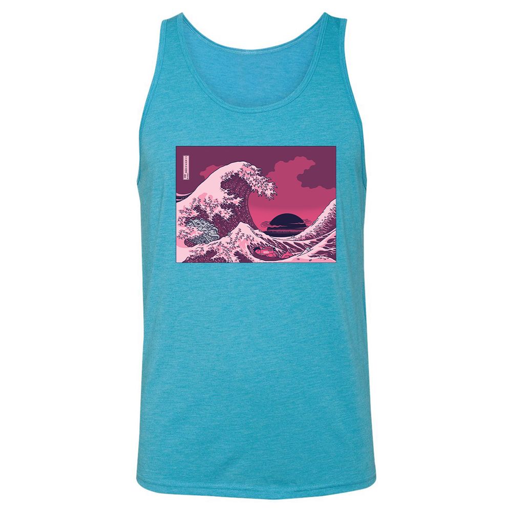 Unisex Jersey Tank - GRGURDPV - Aqua Triblend - 3