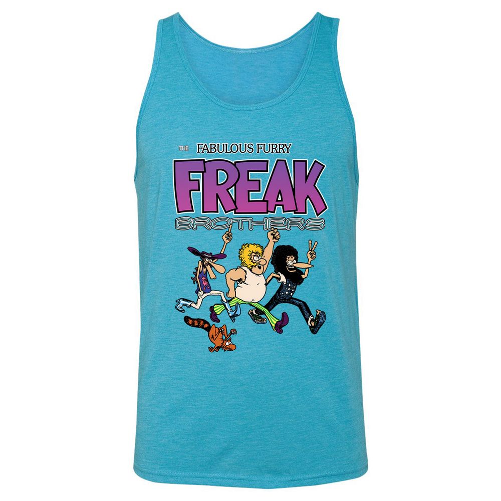 Unisex Jersey Tank - KBN8485A - Aqua Triblend - 3