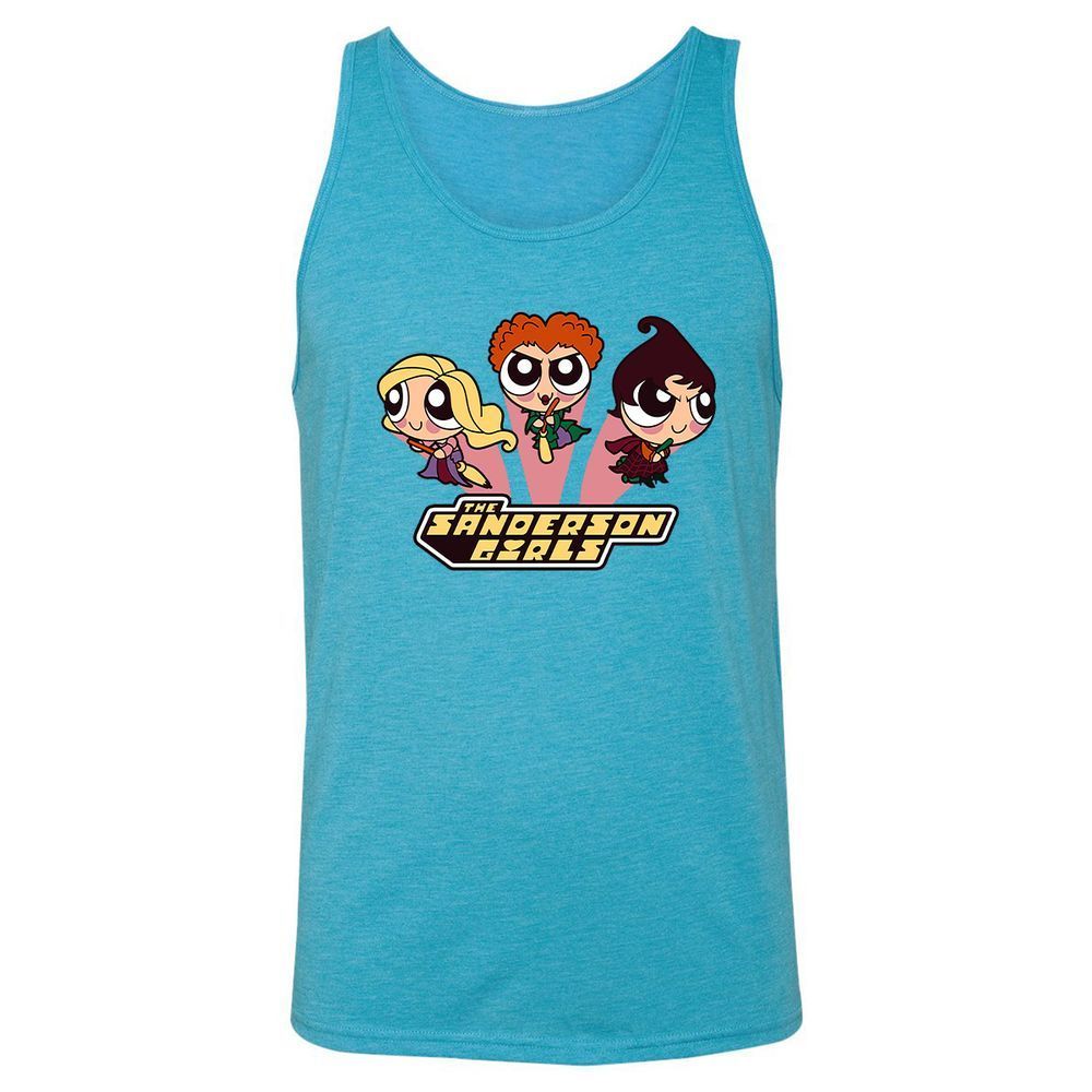 Unisex Jersey Tank - DZUN25QH - Aqua Triblend - 3
