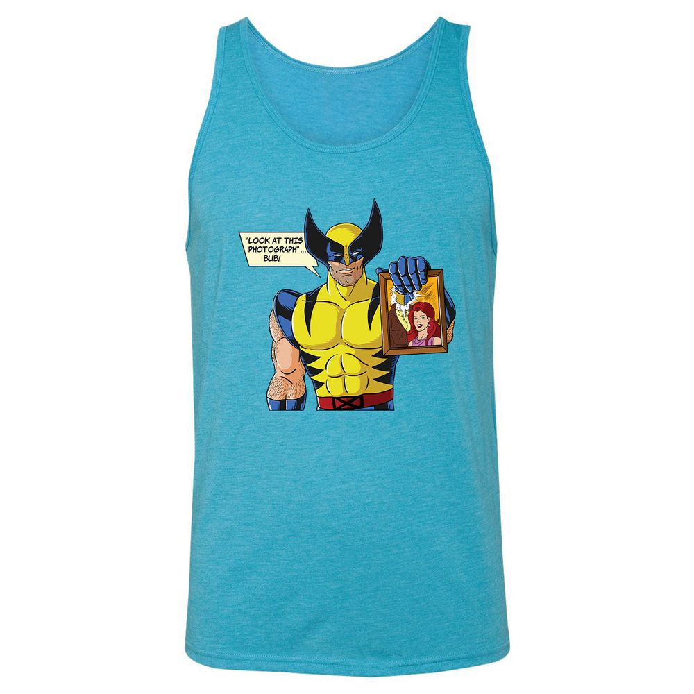 Unisex Jersey Tank - WB17ADD1 - Aqua Triblend - 3