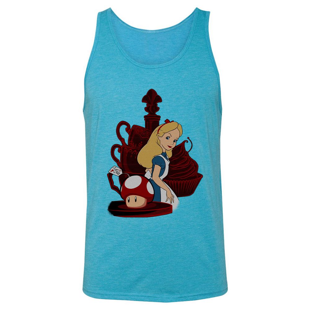 Unisex Jersey Tank - 7AG5BJR6 - Aqua Triblend - 3