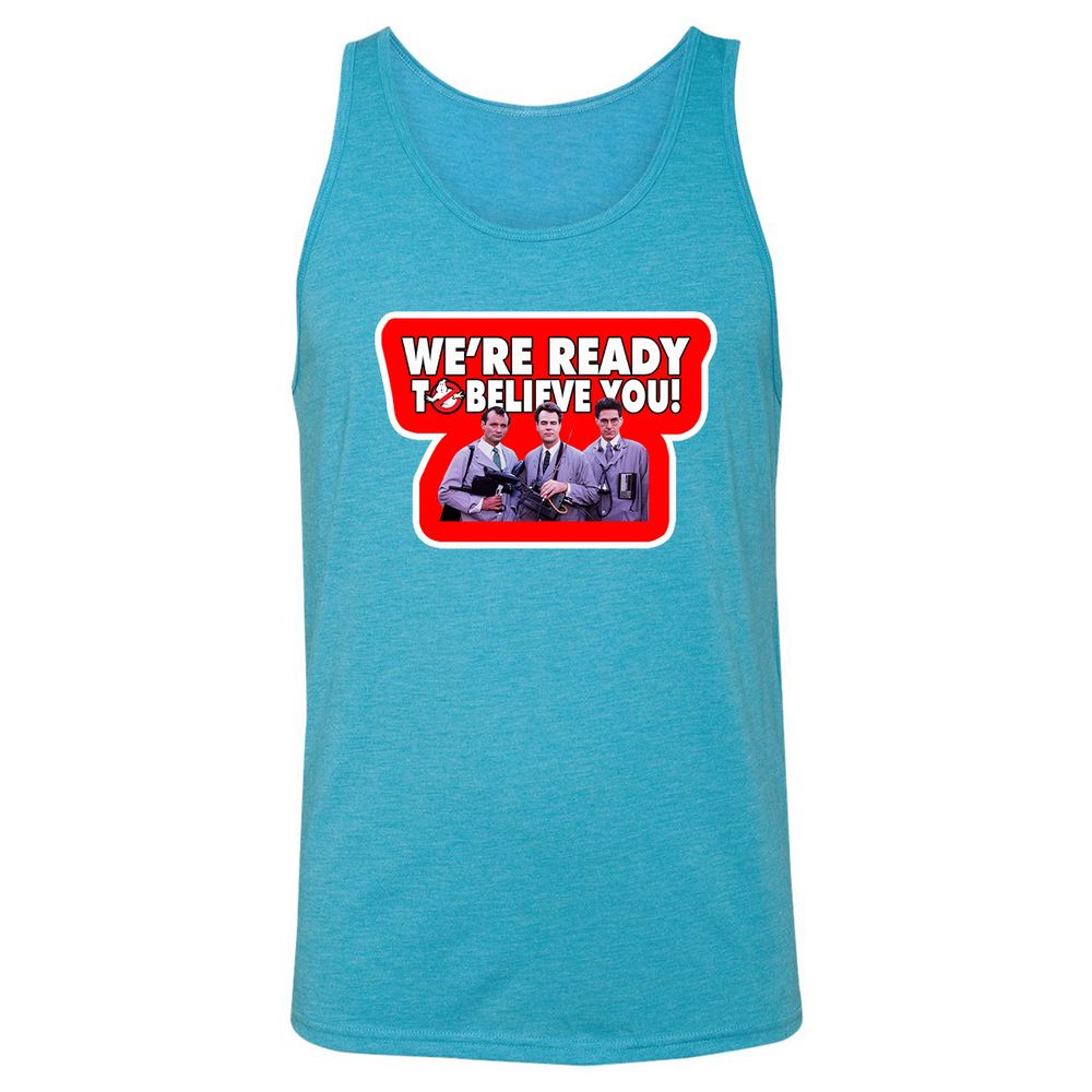 Unisex Jersey Tank - 49AX39Q5 - Aqua Triblend - 3