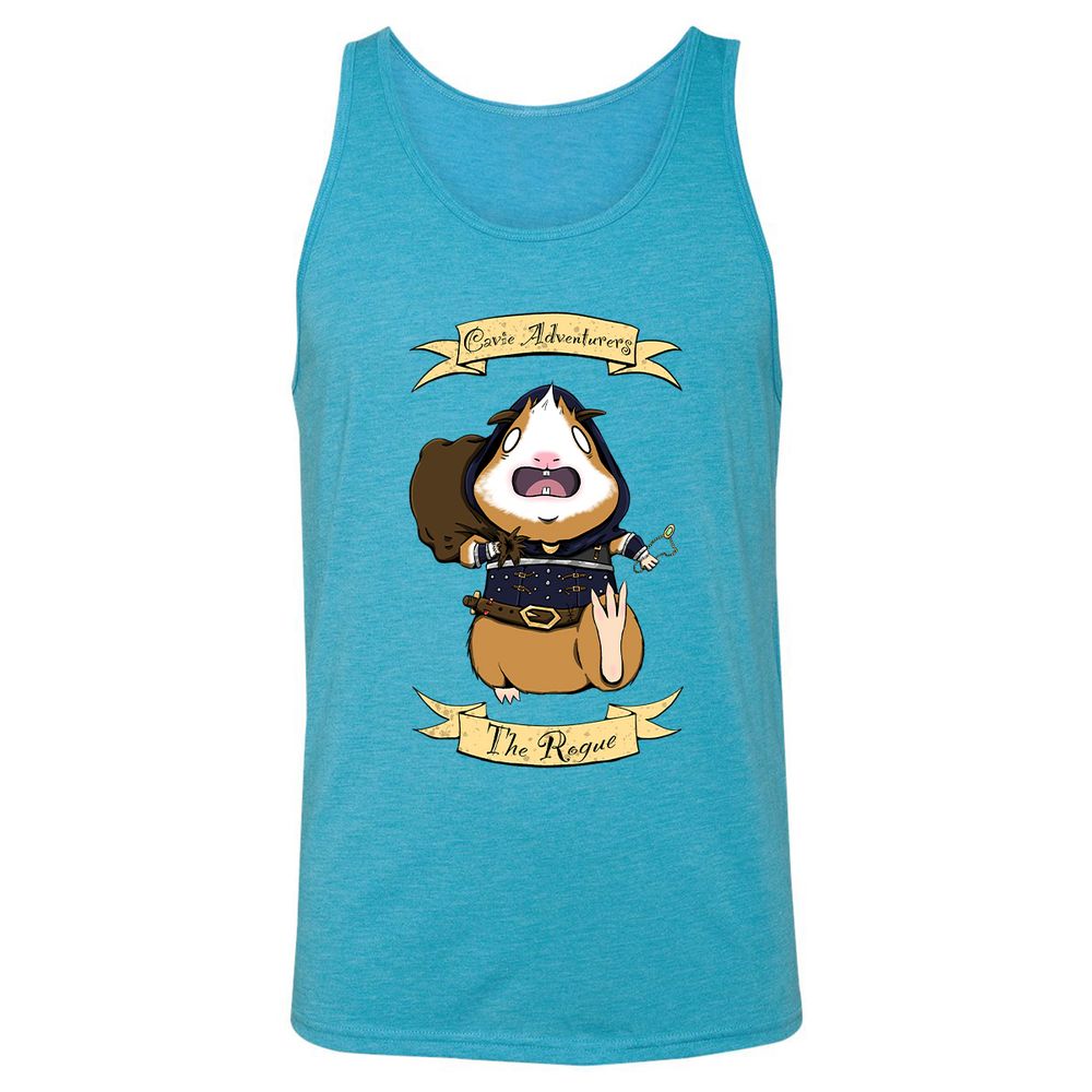 Unisex Jersey Tank - 76KUBAL1 - Aqua Triblend - 3