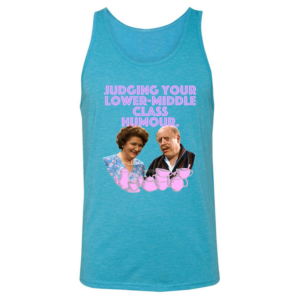 Unisex Jersey Tank - 4V7FM26S - Aqua Triblend - 3