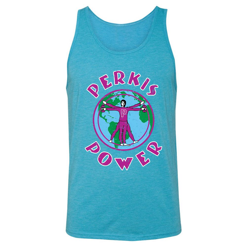 Unisex Jersey Tank - 33NHDDCL - Aqua Triblend - 3