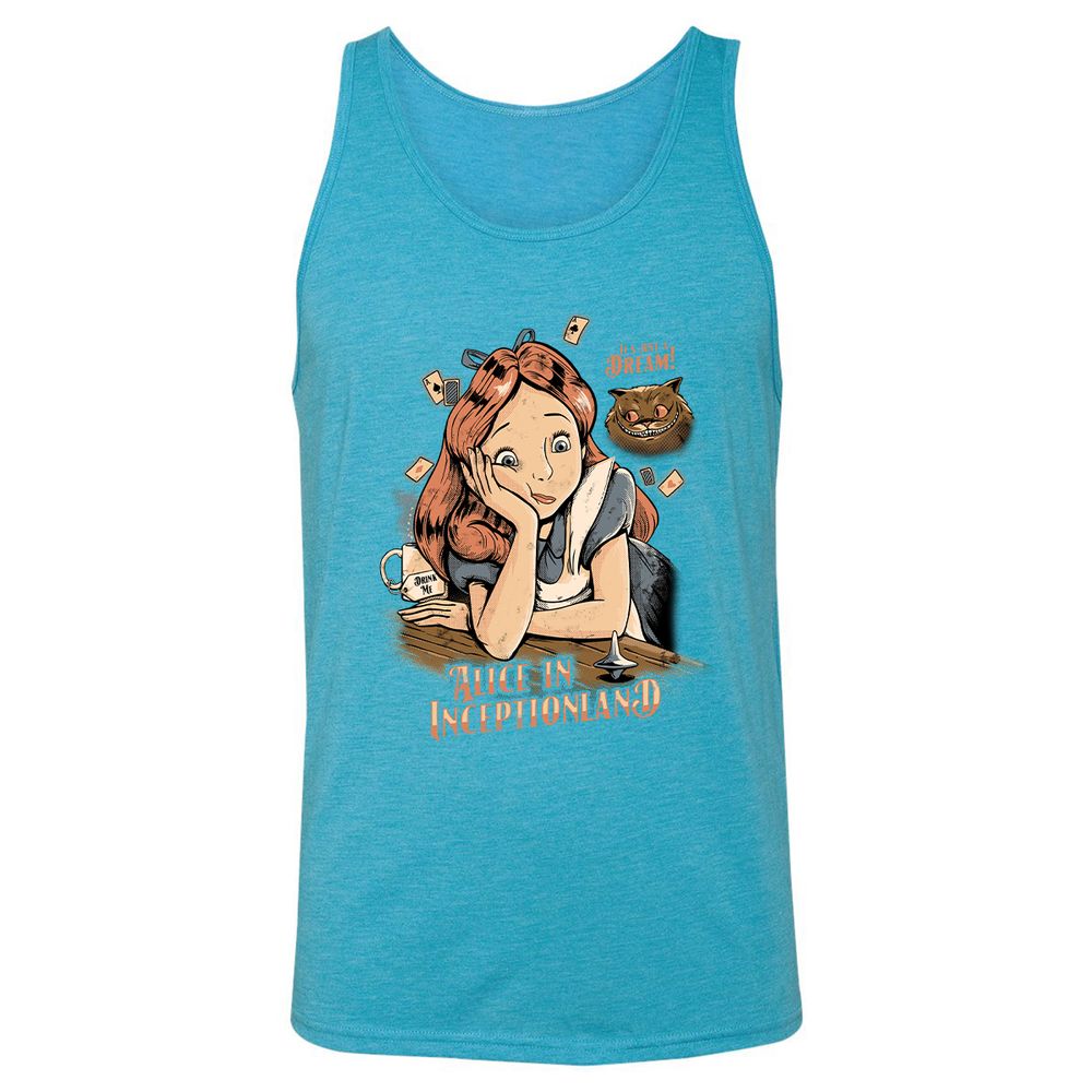 Unisex Jersey Tank - YC4DSTAV - Aqua Triblend - 3