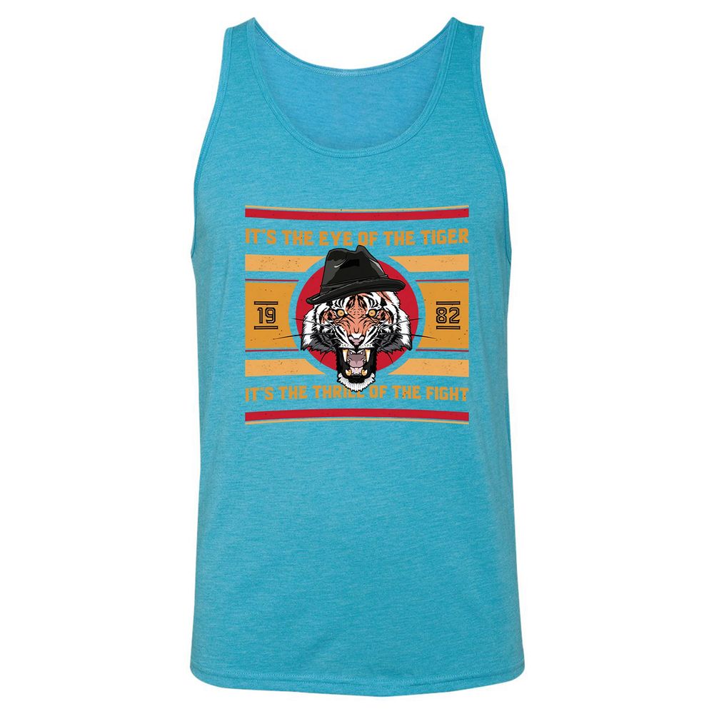 Unisex Jersey Tank - SRMUQ26Q - Aqua Triblend - 3