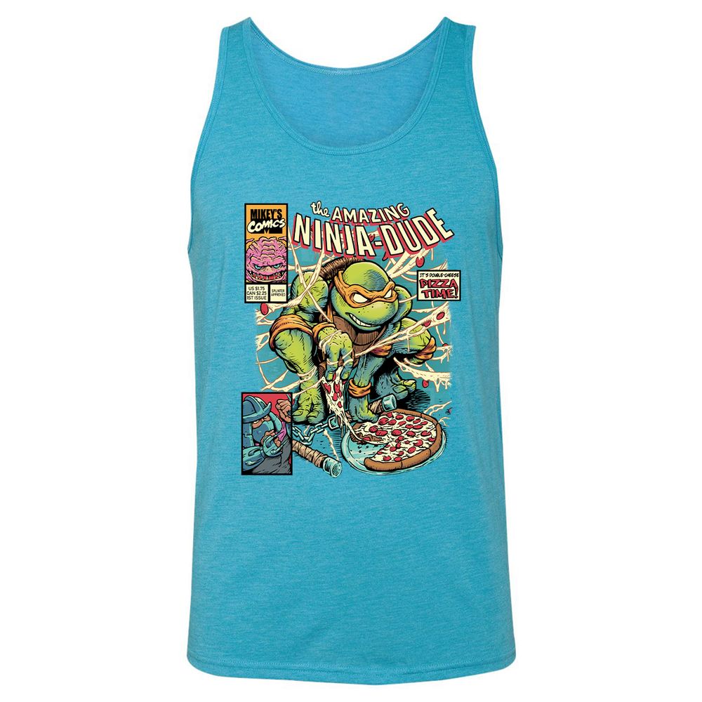 Unisex Jersey Tank - 7NRBESEB - Aqua Triblend - 3