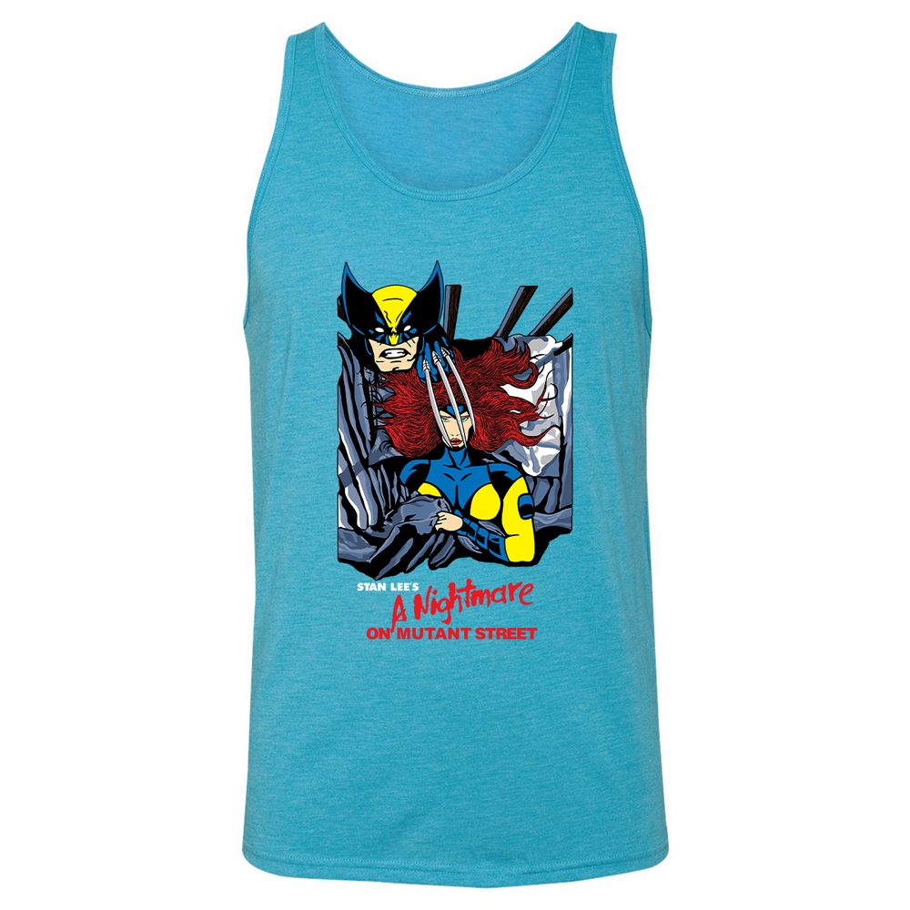 Unisex Jersey Tank - 2H7N1G34 - Aqua Triblend - 3