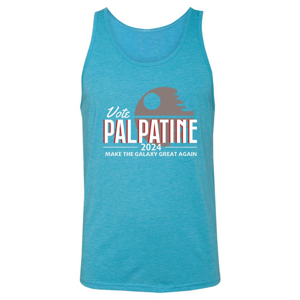 Unisex Jersey Tank - 4ZXL5VEE - Aqua Triblend - 3