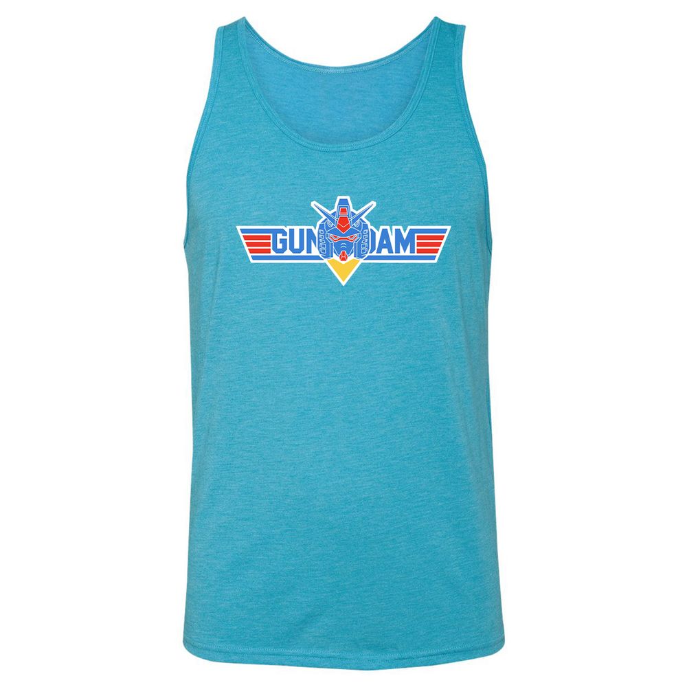 Unisex Jersey Tank - NTXLVUA6 - Aqua Triblend - 3