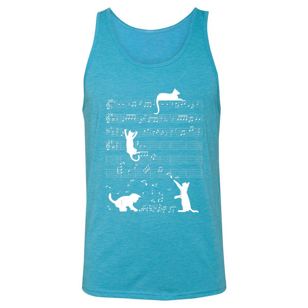 Unisex Jersey Tank - ARJF6QMB - Aqua Triblend - 3