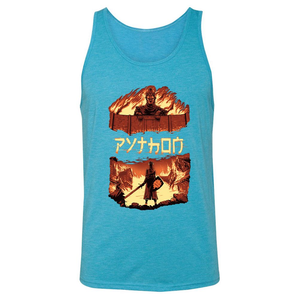 Unisex Jersey Tank - 9Z4WDP8B - Aqua Triblend - 3