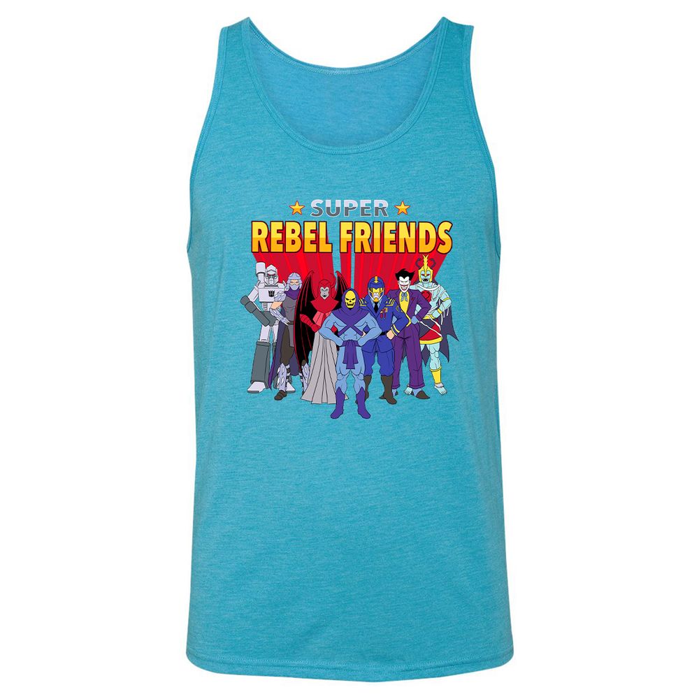 Unisex Jersey Tank - 4V4F5XQ2 - Aqua Triblend - 3