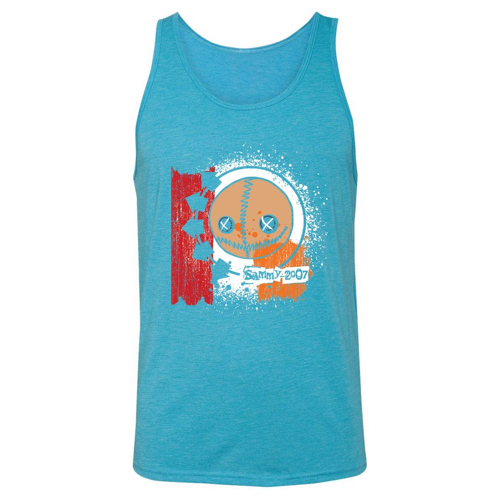 Unisex Jersey Tank - JF4P65JQ - Aqua Triblend - 3
