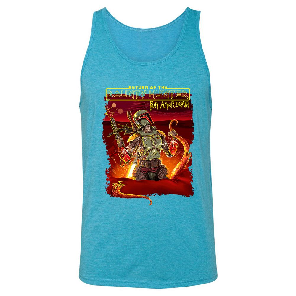 Unisex Jersey Tank - F56NVPZT - Aqua Triblend - 3