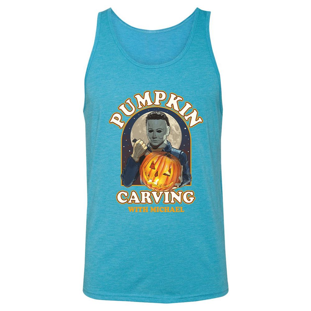 Unisex Jersey Tank - DFR5DJC4 - Aqua Triblend - 3