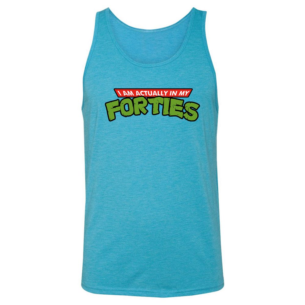Unisex Jersey Tank - 68LWJT63 - Aqua Triblend - 3