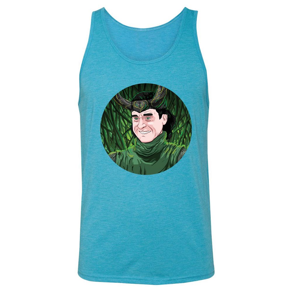Unisex Jersey Tank - FMXLUZJ2 - Aqua Triblend - 3