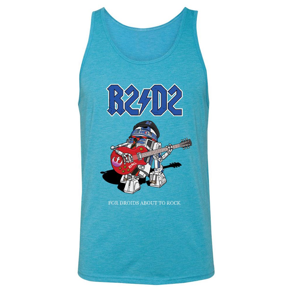 Unisex Jersey Tank - 2EB4YVPK - Aqua Triblend - 3