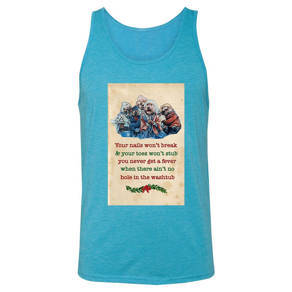 Unisex Jersey Tank - KBKX34VS - Aqua Triblend - 3