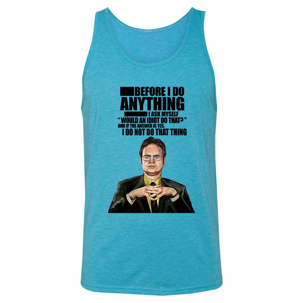 Unisex Jersey Tank - 2YDRFHMS - Aqua Triblend - 3