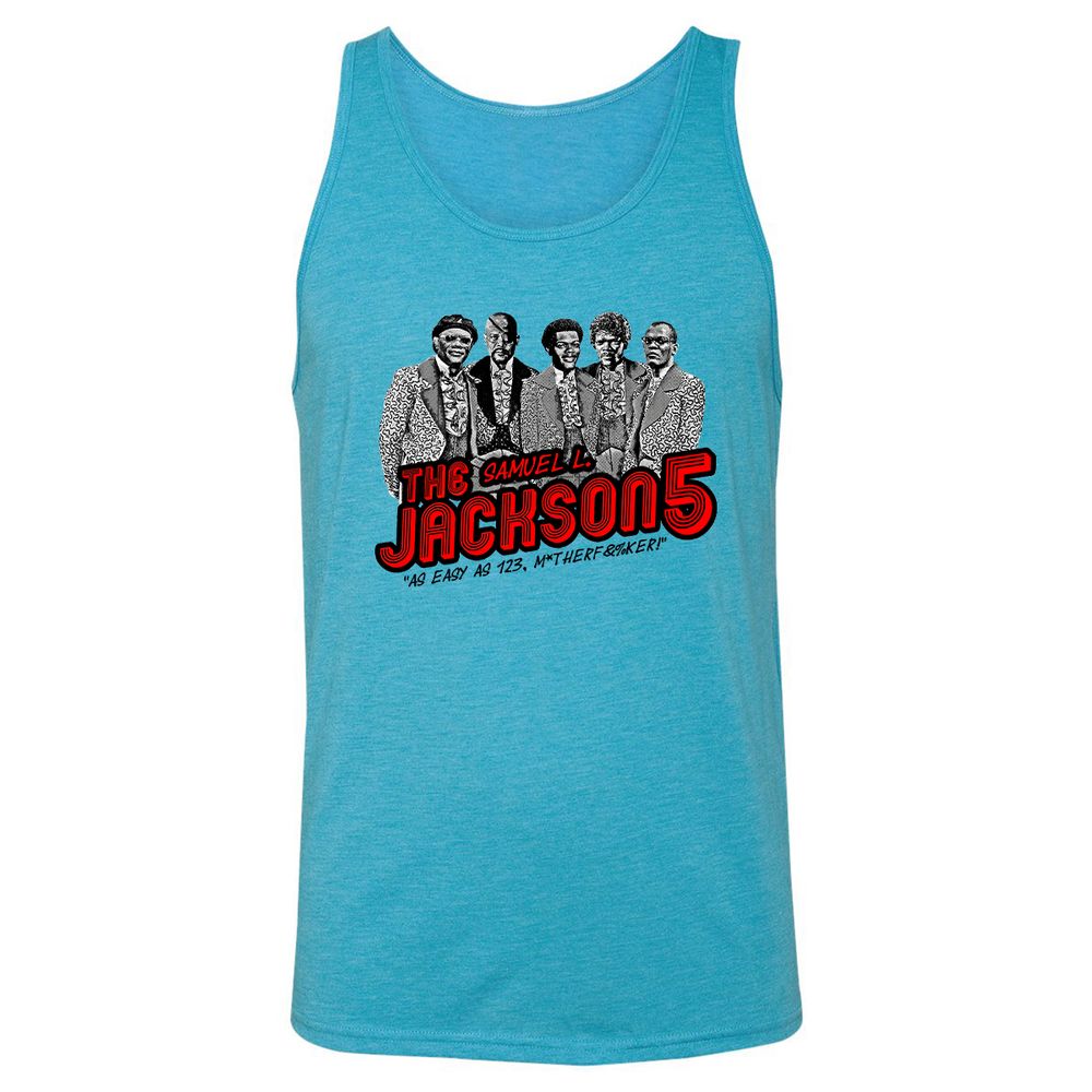 Unisex Jersey Tank - TTU3UZZV - Aqua Triblend - 3