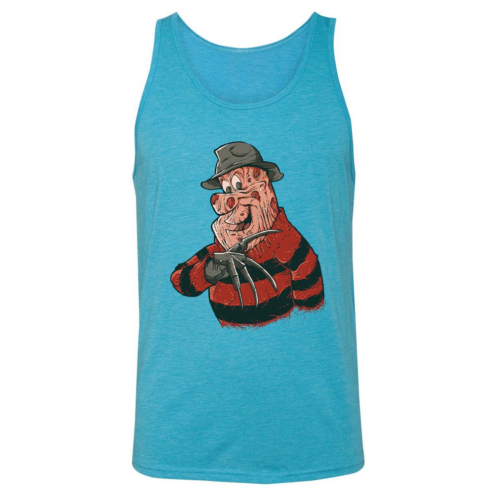 Unisex Jersey Tank - ZM7FQBTB - Aqua Triblend - 3