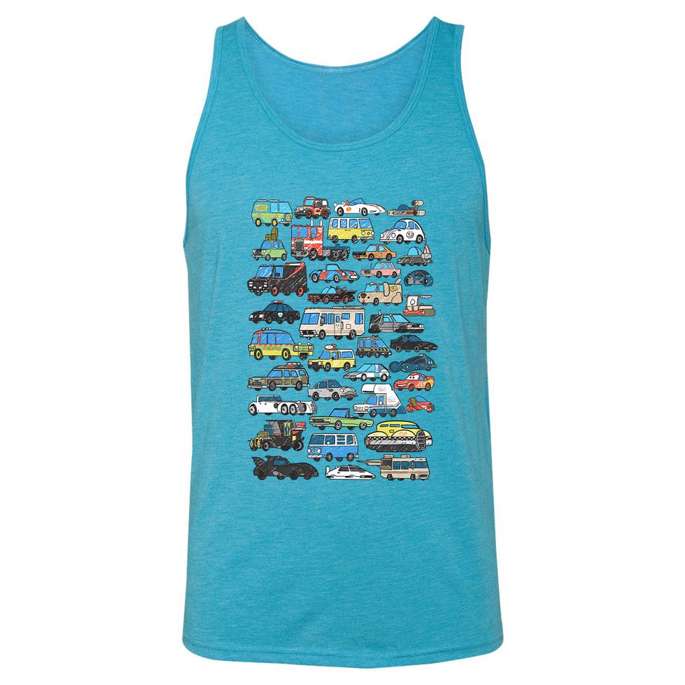 Unisex Jersey Tank - TW2GG8BT - Aqua Triblend - 3