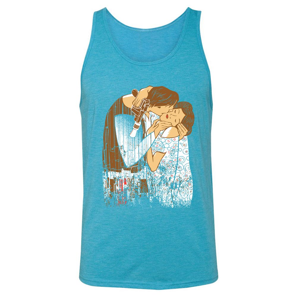 Unisex Jersey Tank - NMUC9VKF - Aqua Triblend - 3