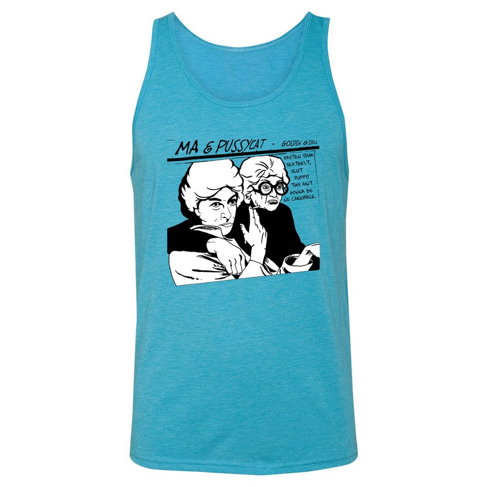 Unisex Jersey Tank - B5W1EA8V - Aqua Triblend - 3