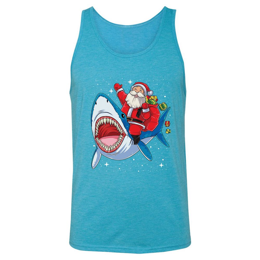 Unisex Jersey Tank - TB4X8TKD - Aqua Triblend - 3