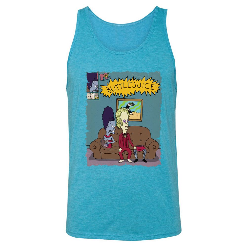 Unisex Jersey Tank - 1Z41TRE8 - Aqua Triblend - 3