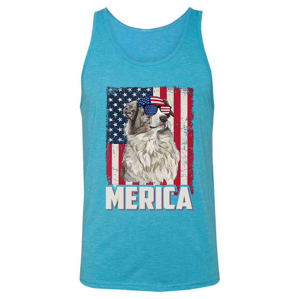 Unisex Jersey Tank - 2C5KM2R4 - Aqua Triblend - 3
