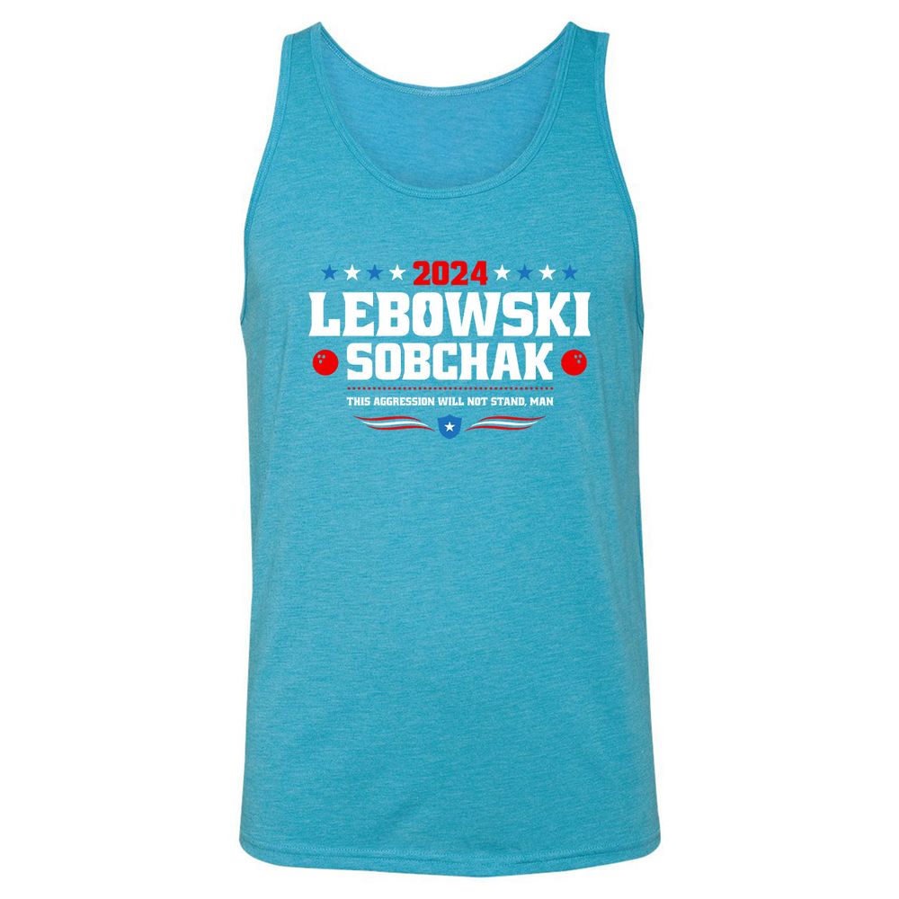 Unisex Jersey Tank - M1F2JCL4 - Aqua Triblend - 3