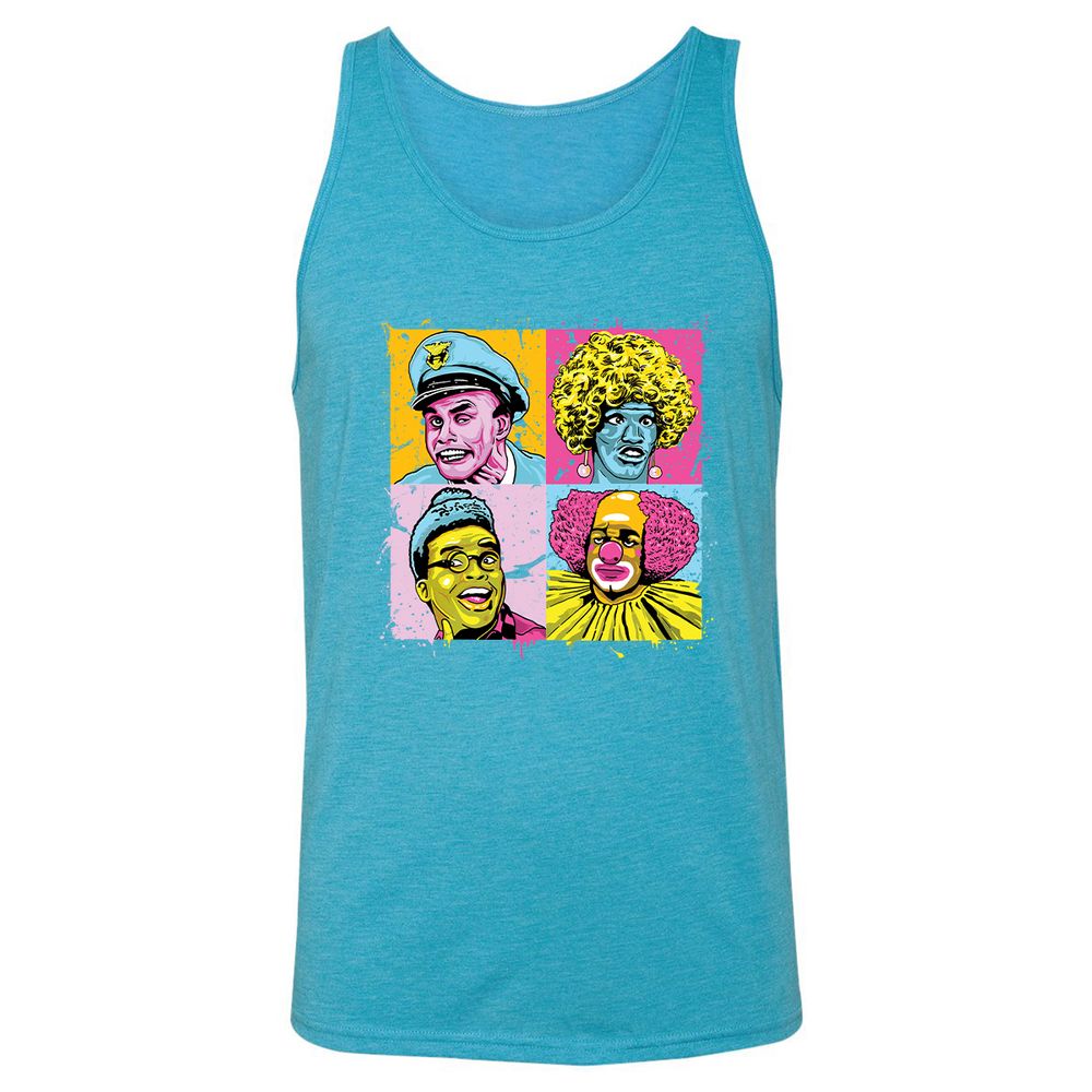 Unisex Jersey Tank - SJ9ZFFCC - Aqua Triblend - 3