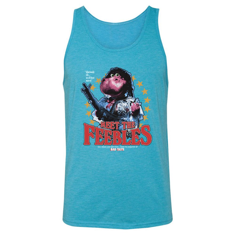 Unisex Jersey Tank - D3PKUL3J - Aqua Triblend - 3